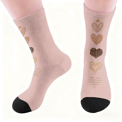 Butterfly Heart Coffee Socks - image 5