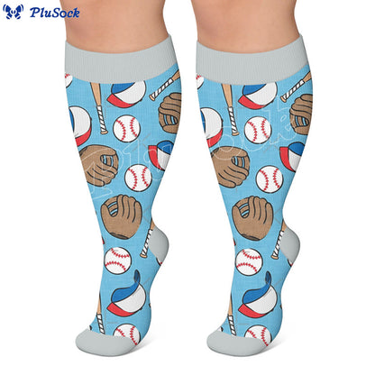 Plus Size Sports Compression Socks - image 2