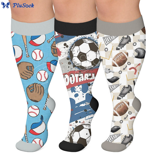 Plus Size Sports Compression Socks - image 0