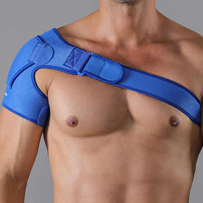 Buckle Durable Compression Shoulder Brace - Blue - One Size - image 10