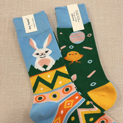 Easter Rabbit Quarter Socks(2 Pairs) - image 2