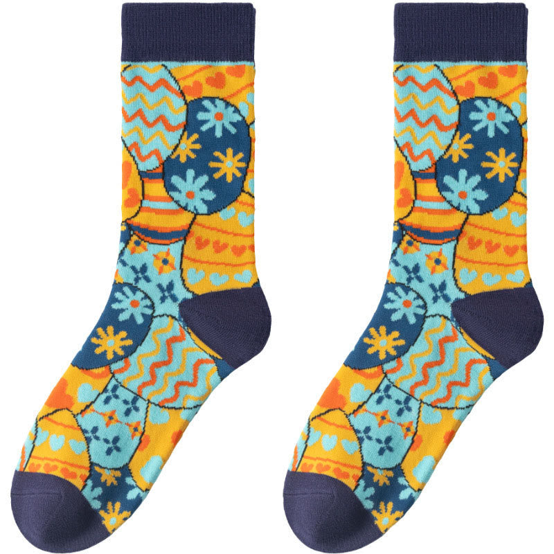 Easter Carrot Themed Quarter Socks(6 Pairs) - image 11