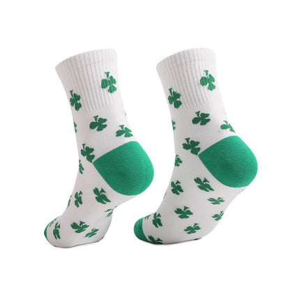 Four Leaf Clover Quarter Socks(4 Pairs) - image 10