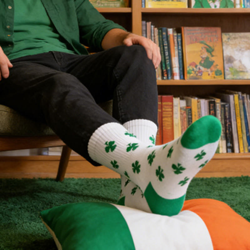 Four Leaf Clover Quarter Socks(4 Pairs) - image 1