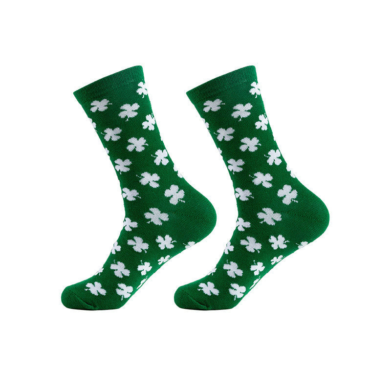 Lucky Clover Series Quarter Socks(5 Pairs) - image 1