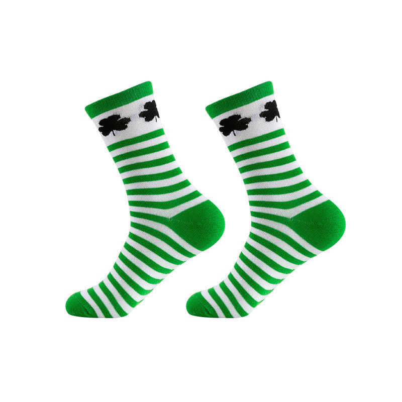 Lucky Clover Series Quarter Socks(5 Pairs) - image 9