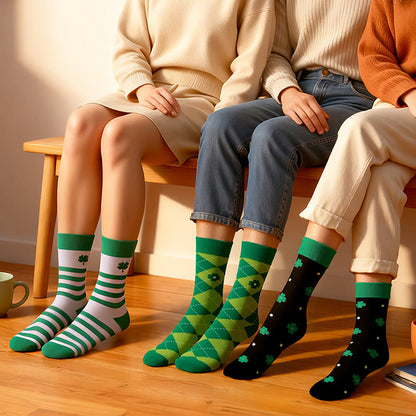 Wish Stripe Quarter Socks(3 Pairs) - image 0