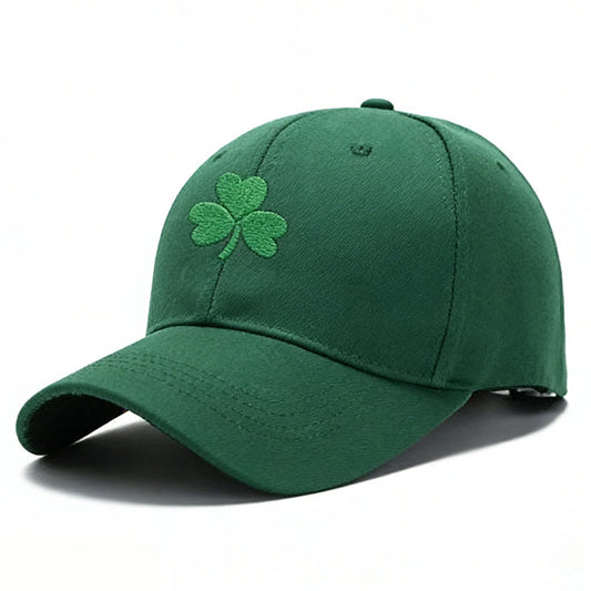 Plus Size Green Shamrock Baseball Cap - Green - One Size - image 0