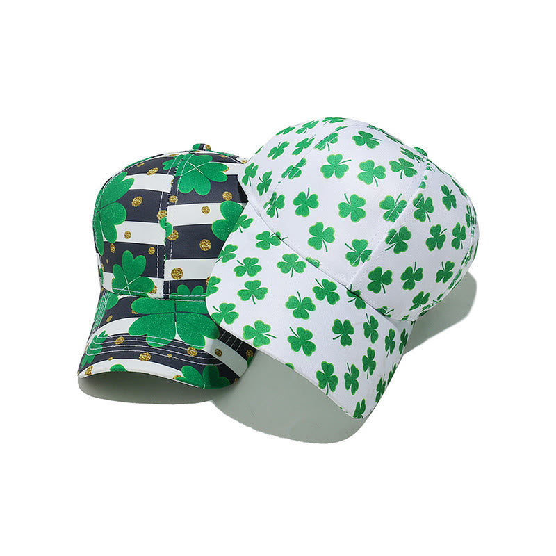 Plus Size Clover Print Baseball Cap - image 3