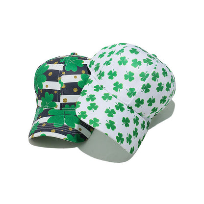 Plus Size Clover Print Baseball Cap - image 3