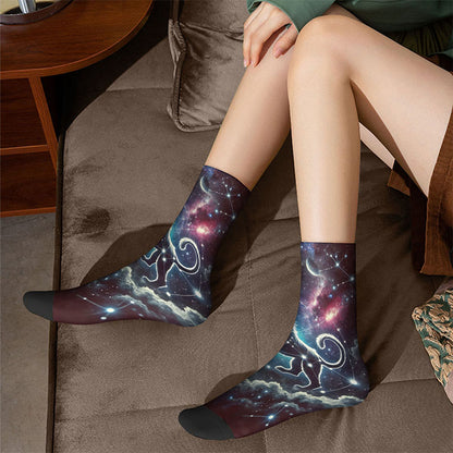 3D Universe Quarter Socks(4 Pairs) - image 2