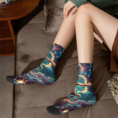 3D Universe Quarter Socks(4 Pairs) - image 1