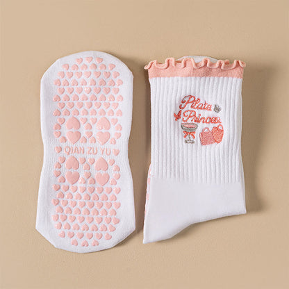 Cherry Coffee Yoga Socks(4 Pairs) - image 6