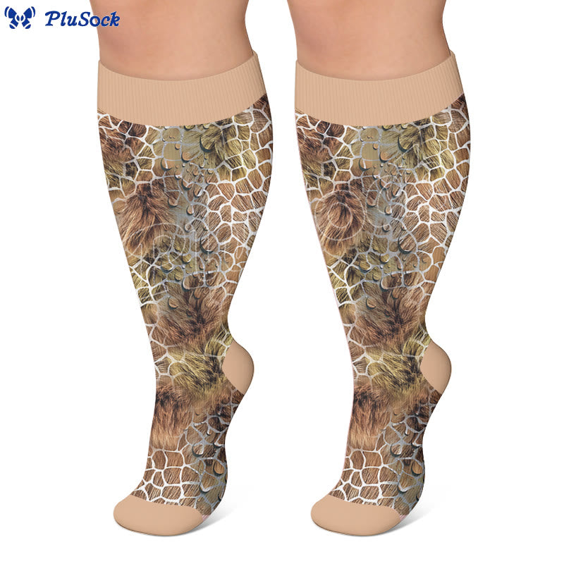 Plus Size Textured Compression Socks - image 3