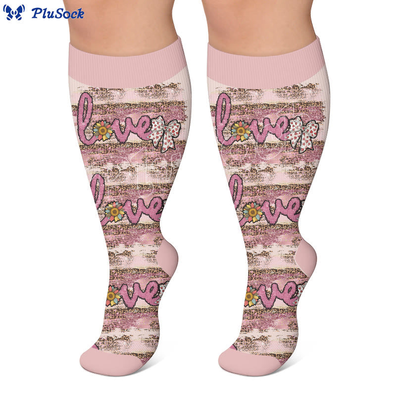 Plus Size Lip Compression Stockings - image 2