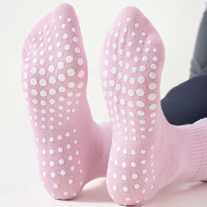 Delicate Bow Embroidery Yoga Socks(4 Pairs) - image 3