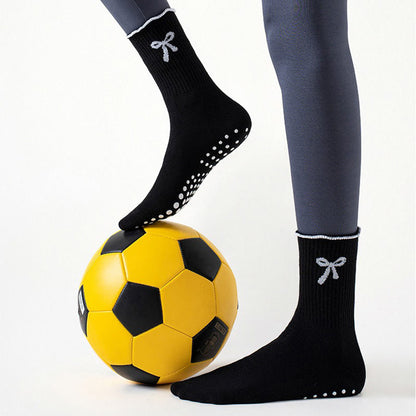 Delicate Bow Embroidery Yoga Socks(4 Pairs) - image 10