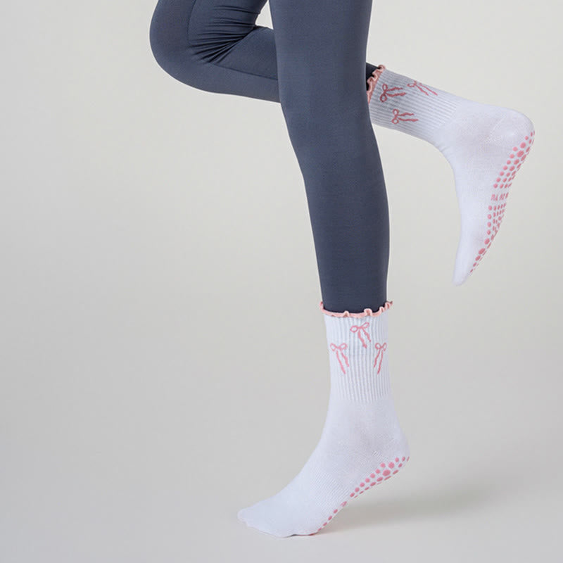 Cherry Lemon Yoga Socks(3 Pairs) - image 6