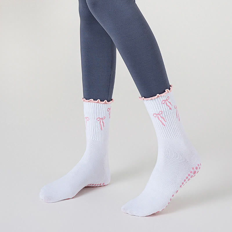 Cherry Lemon Yoga Socks(3 Pairs) - image 4