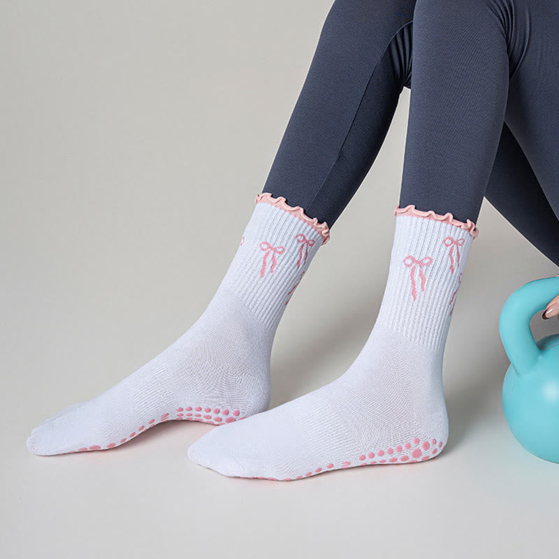 Cherry Lemon Grip Socks(3 Pairs) - image 5