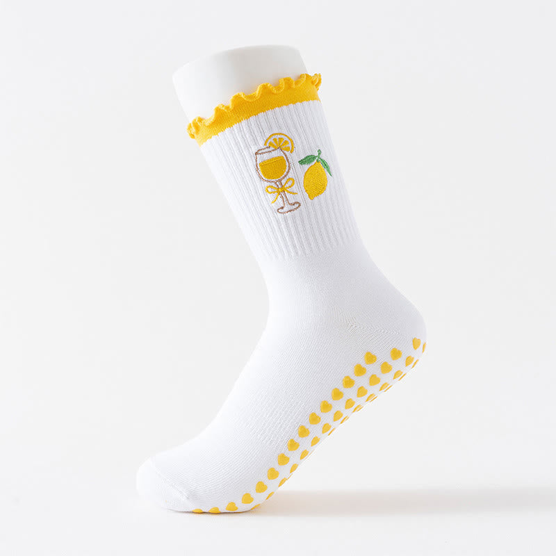 Fruit Series Grip Socks(3 Pairs) - image 3