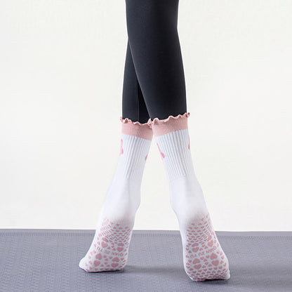 Strawberry Cherry Heart Grip Socks(3 Pairs) - image 3