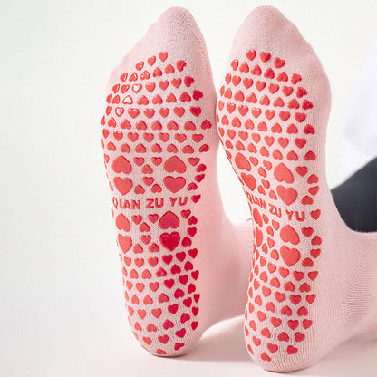 Strawberry Cherry Heart Grip Socks(3 Pairs) - image 11