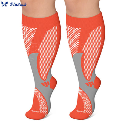 Plus Size Bright Sport Compression Socks - image 4