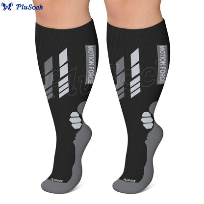 Plus Size Geometric Sport Compression Socks - image 3