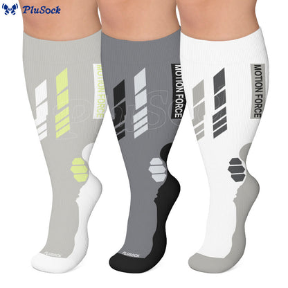 Plus Size Motion Force Compression Socks - image 0
