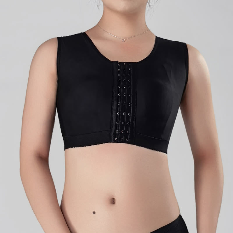 Post Surgery Front Hook Compression Vest - Black - XS - image 3