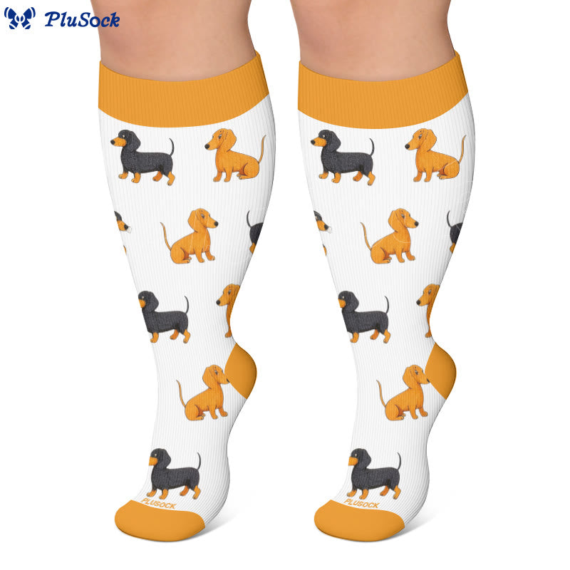 Plus Size Panda Bunny Compression Socks - image 4