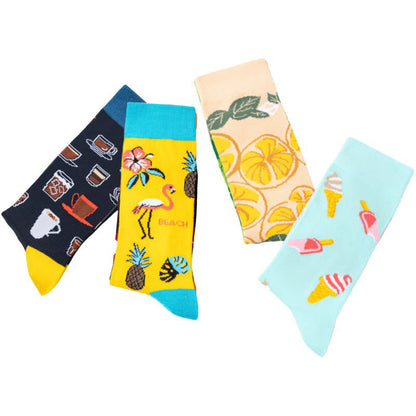 Ice Cream Fruit Quarter Socks(4 Pairs) - image 2