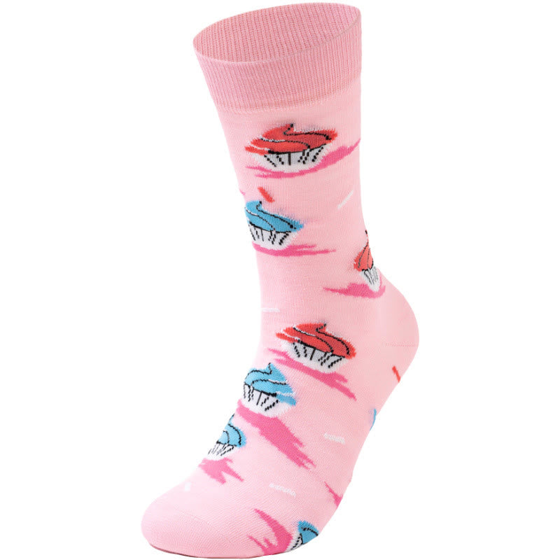 Ice Cream Fruit Quarter Socks(4 Pairs) - image 6