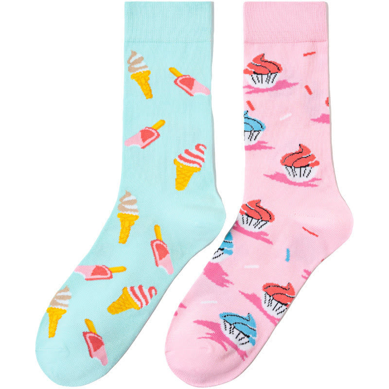 Ice Cream Fruit Quarter Socks(4 Pairs) - image 11