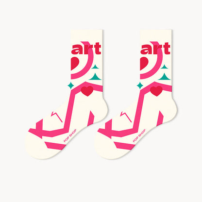 Trendy Pink Tones Quarter Socks(5 Pairs) - image 4