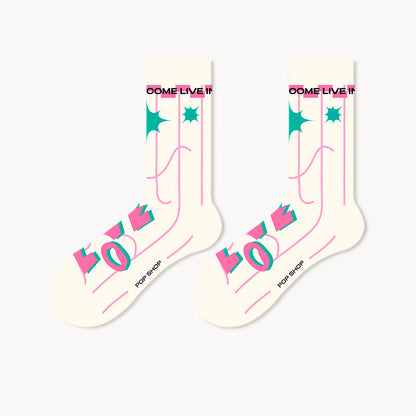 Trendy Pink Tones Quarter Socks(5 Pairs) - image 3