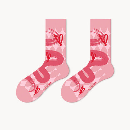 Trendy Pink Tones Quarter Socks(5 Pairs) - image 6