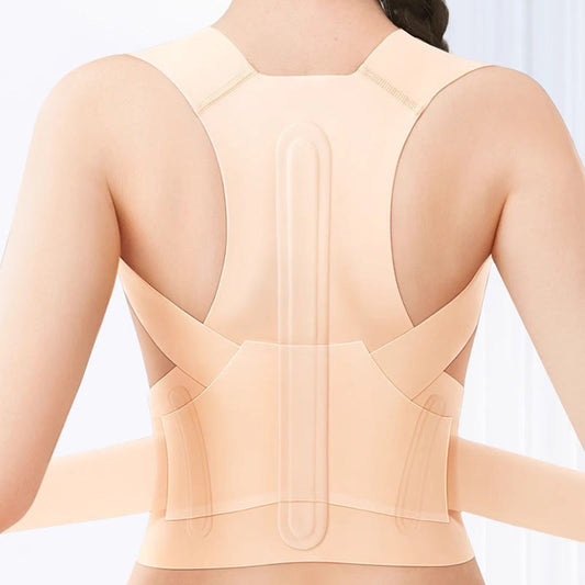 Slim Discreet Posture Corrector Shoulder Brace - Nude - XL - image 0