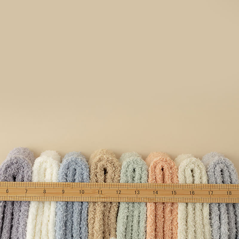 Coral Fleece Sleep Socks(7 Pairs) - image 19