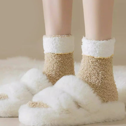 Coral Fleece Sleep Socks(7 Pairs) - image 7