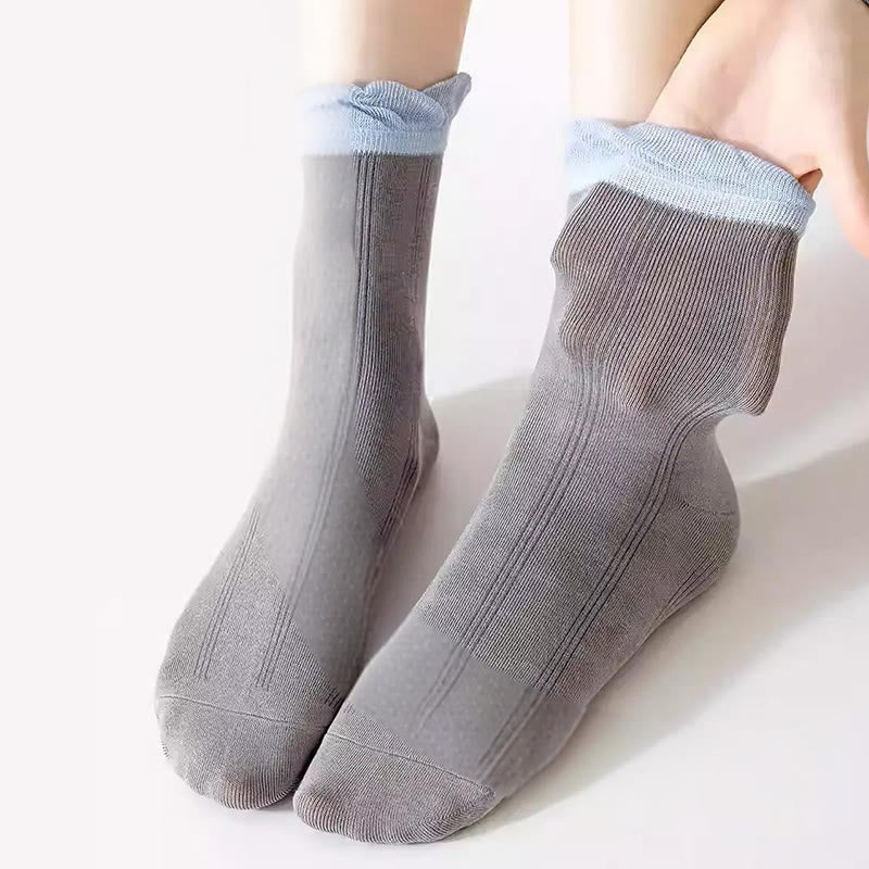 Gray Sleep Socks(5 Pairs) - image 3