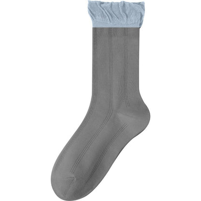 Gray Sleep Socks(5 Pairs) - Dark Grey - EU 36-40(US 3-7) - image 9
