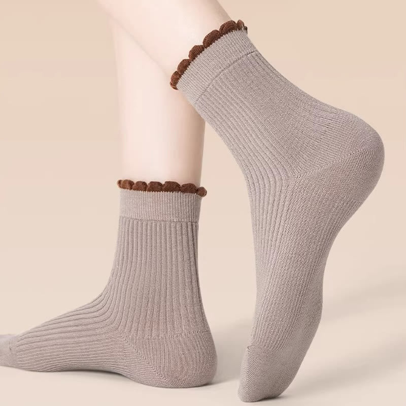 Thickened Mulberry Silk Sleep Socks(3 Pairs) - image 11