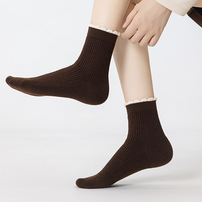 Thickened Mulberry Silk Sleep Socks(3 Pairs) - image 5