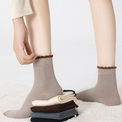 Thickened Mulberry Silk Sleep Socks(3 Pairs) - image 1