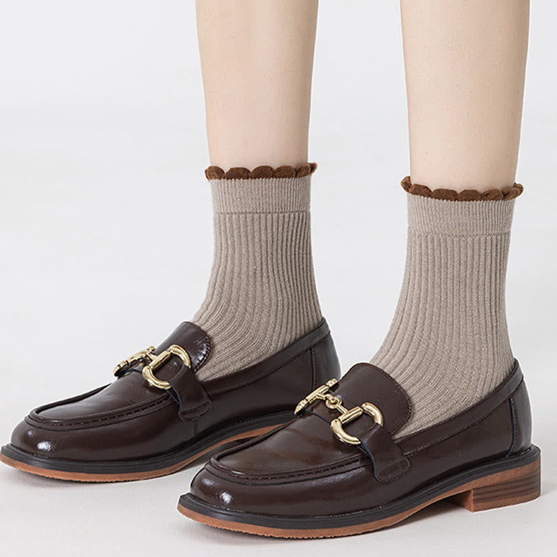 Thickened Mulberry Silk Sleep Socks(3 Pairs) - image 12