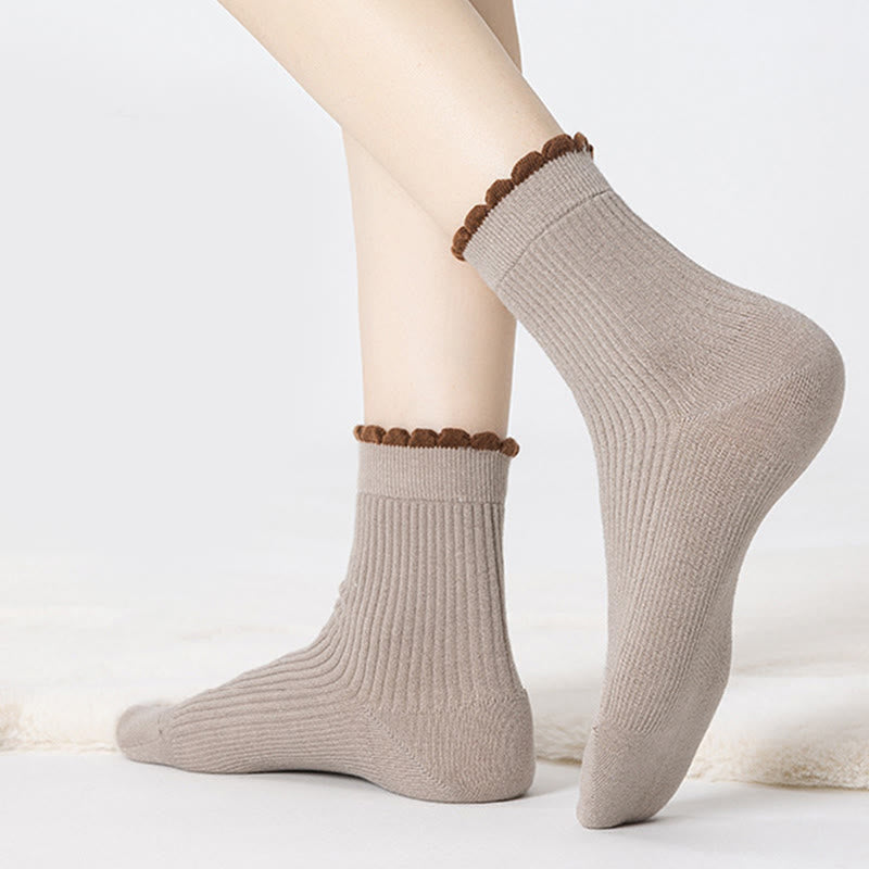 Thickened Mulberry Silk Sleep Socks(3 Pairs) - image 2