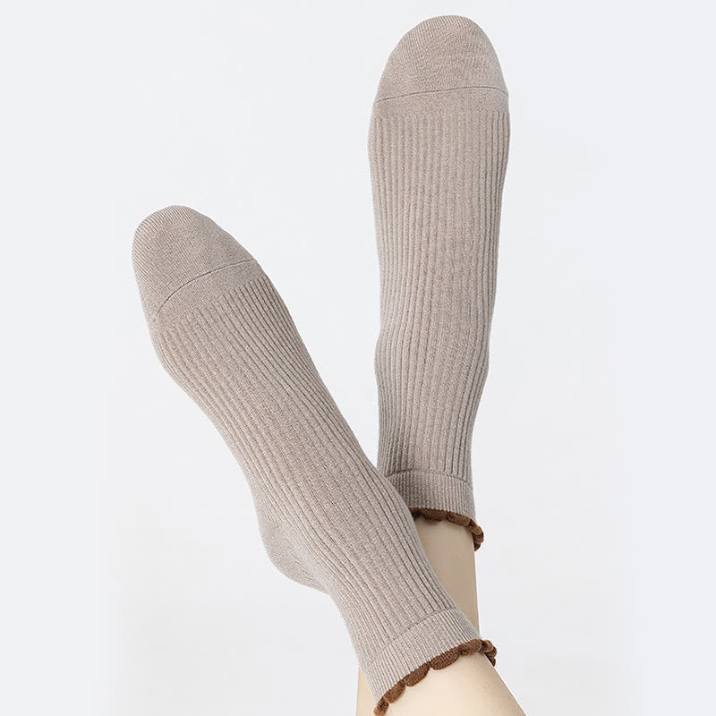 Thickened Mulberry Silk Sleep Socks(3 Pairs) - image 3