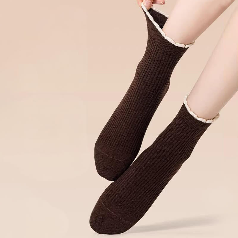 Thickened Mulberry Silk Sleep Socks(3 Pairs) - image 6